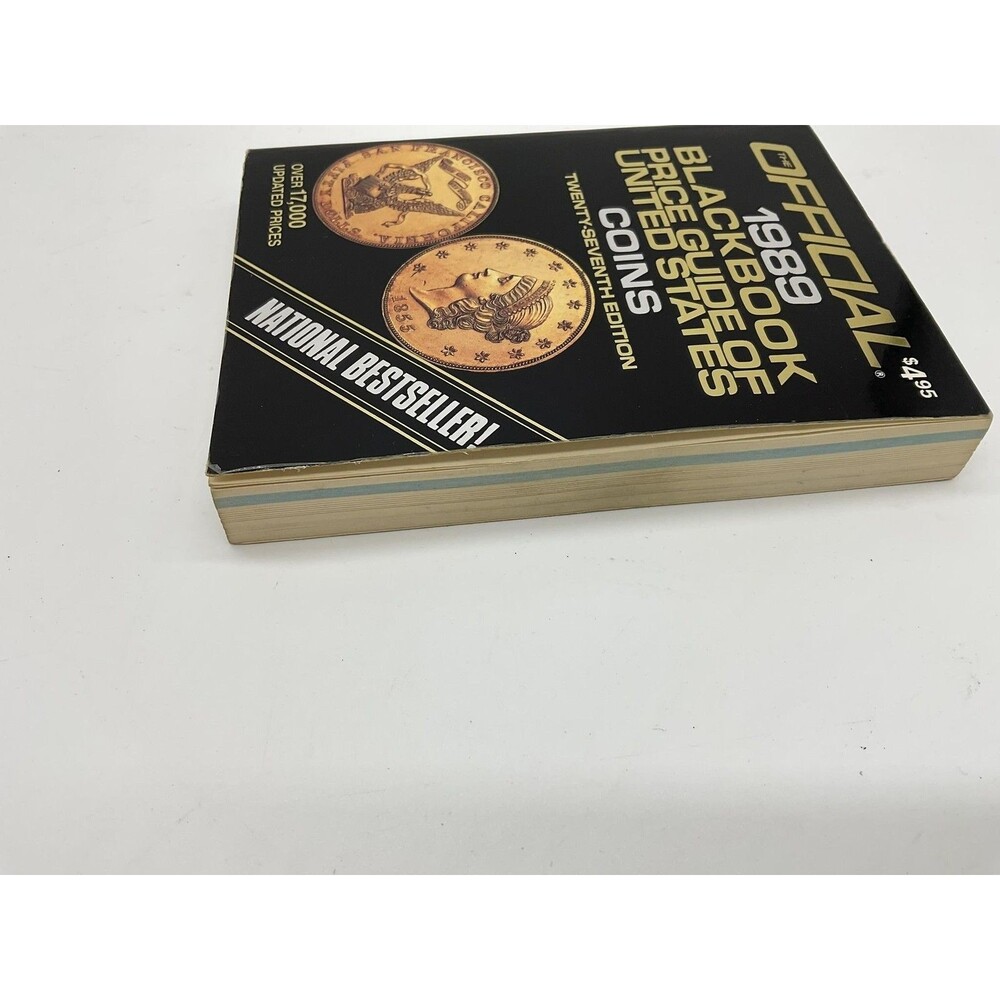 The Official 1989 Blackbook Price Guide US Coins 27th Ed Hudgens PB Black USA - Picture 8 of 8
